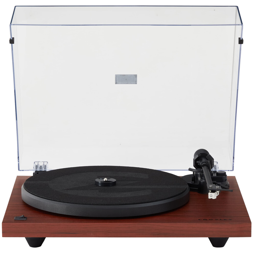 Crosley C6B-MA Belt-Drive Bluetooth Turntable Record Player with Adjustable Tone Arm  Mahogany