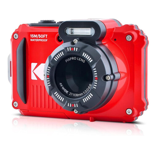 Kodak Cámara compacta impermeable Kodak Pixpro WPZ2 Roja - 0819900014020 1