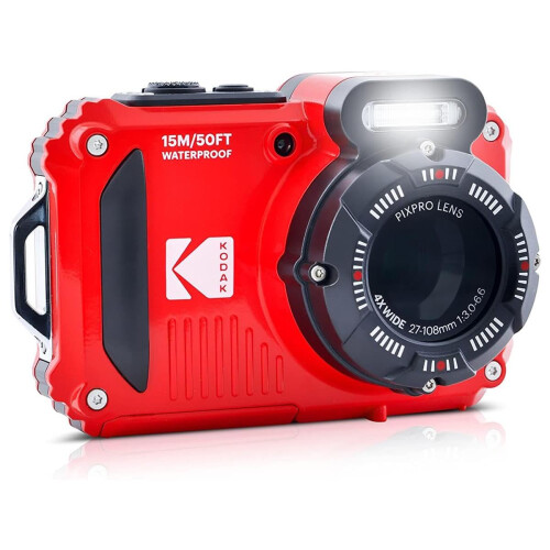 Kodak Cámara compacta impermeable Kodak Pixpro WPZ2 Roja - 0819900014020 2