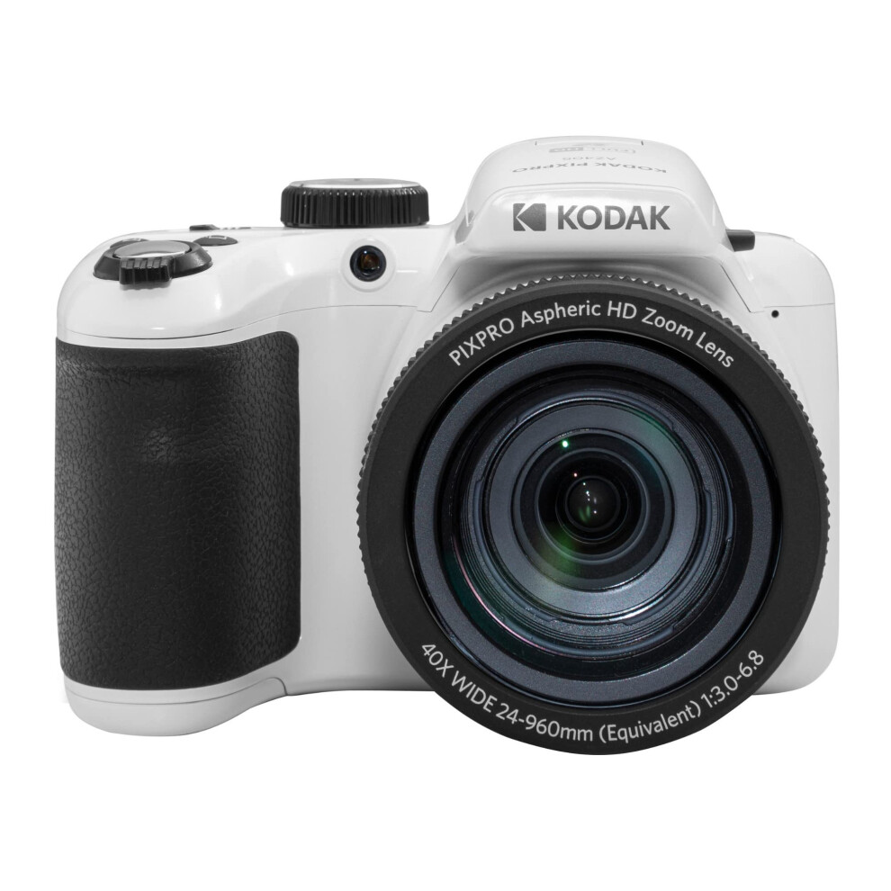 KODAK PIXPRO AZ405-WH 20MP Digital Camera 40X Optical Zoom 24mm Wide Angle Lens Optical Image Stabilization 1080P Full HD Video 3"" LCD Vlog