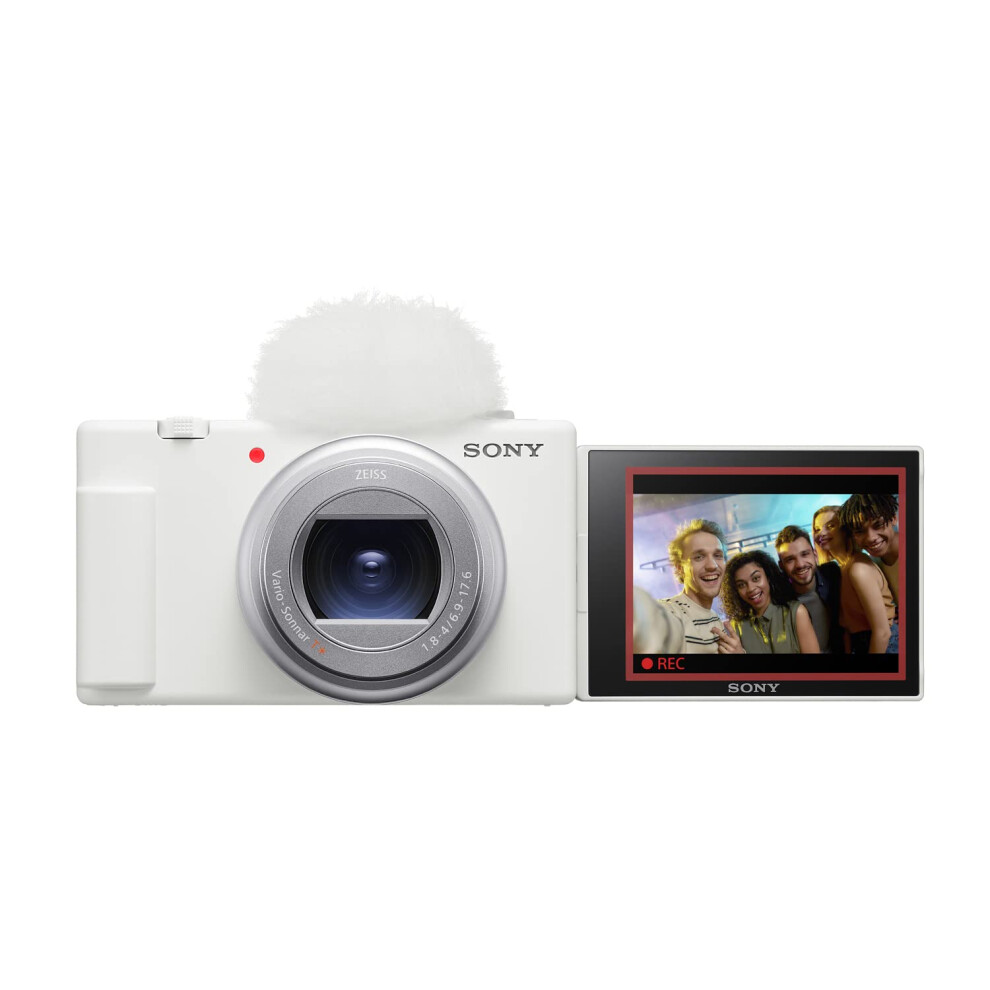 Sony ZV-1 II Vlog Camera for Content Creators and Vloggers - White