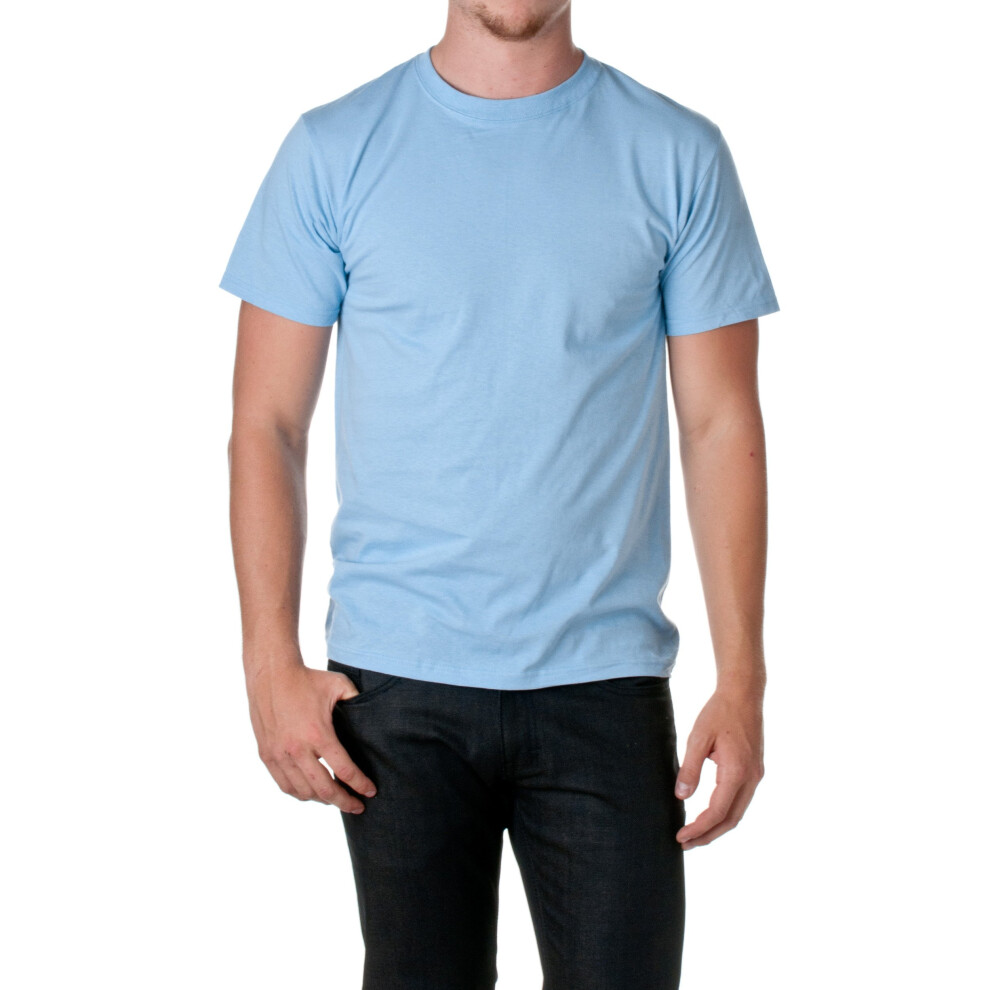 Fruit of the Loom Men's Short Sleeve Crew Tee  3X-Large - Light Blue