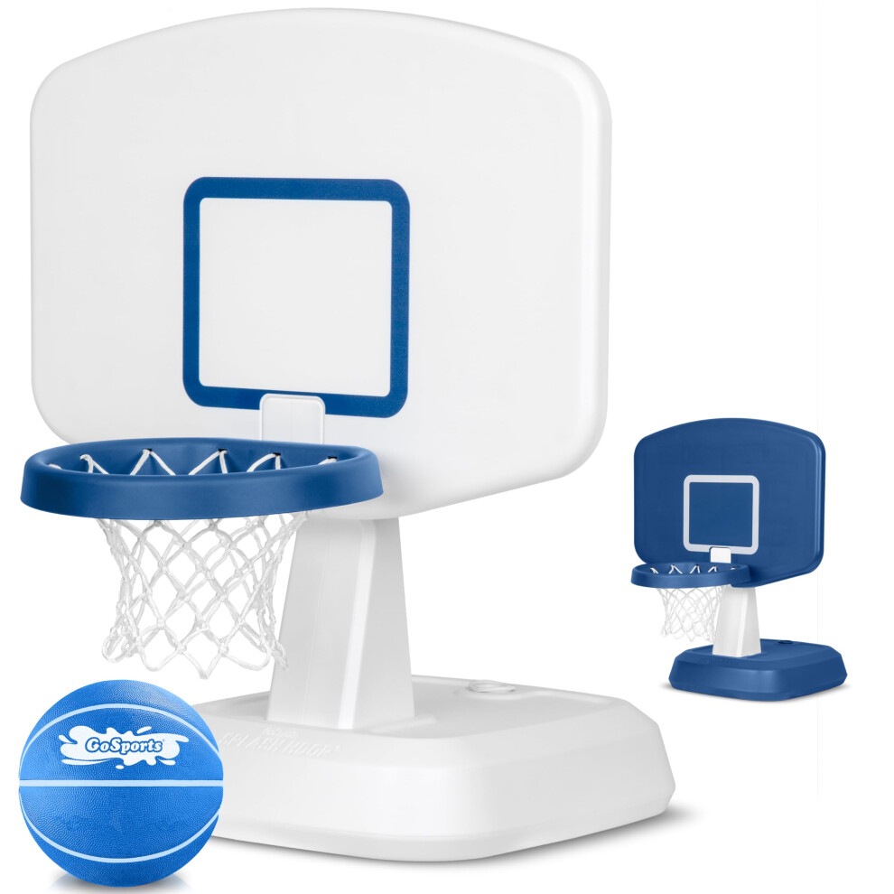 GoSports Splash Hoop Classic Swimming Pool Basketball Game - Blue or White