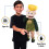 25"" Eddie Peach Boy buiksprekerpop met volledig lichaam 2