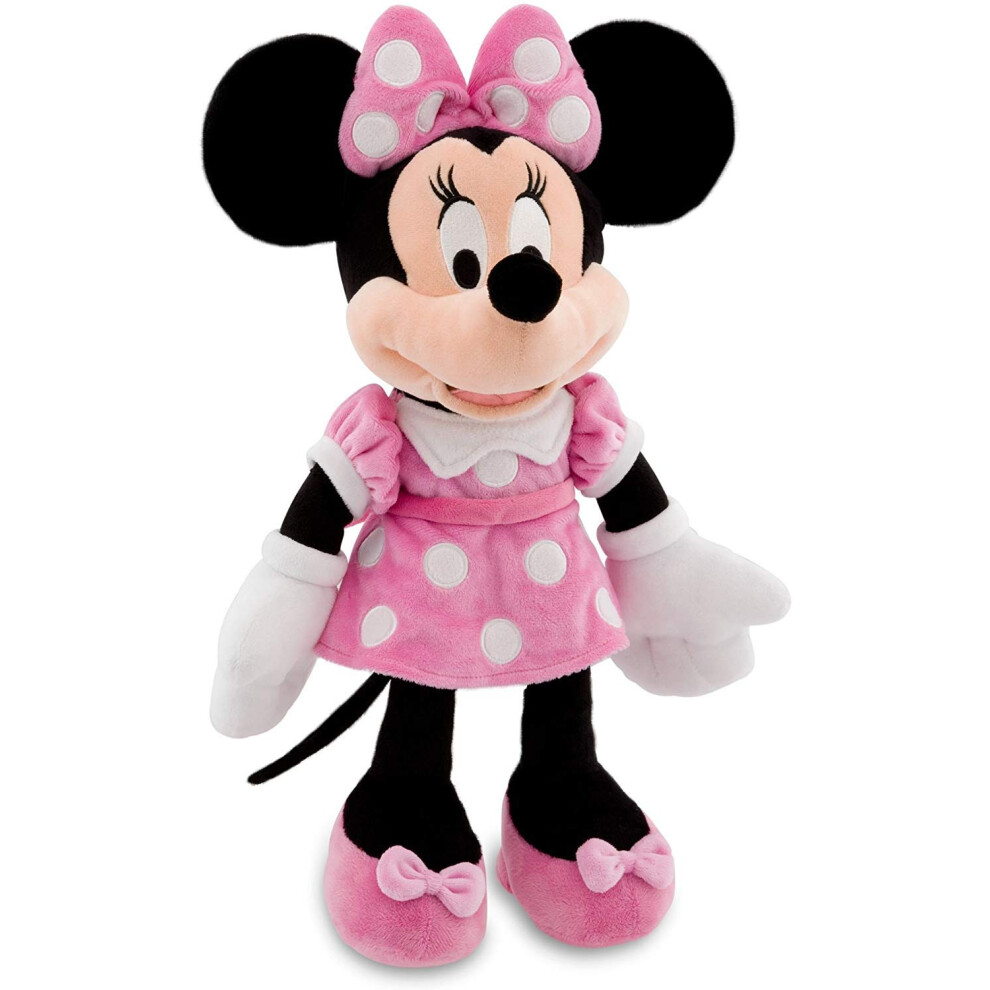 Disney 16"" Minnie Mouse in Pink Dress Plush Doll