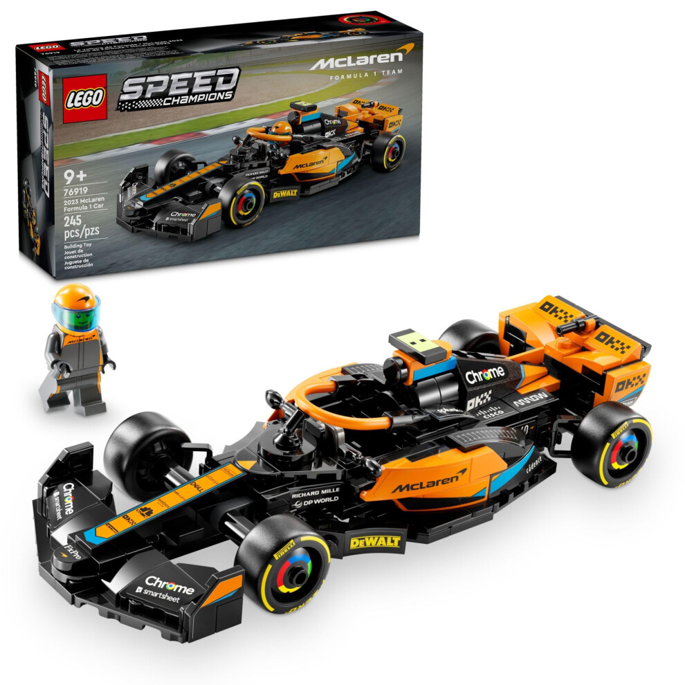 LEGO Speed Champions 2023 McLaren Formula 1 Race Car Toy for Play and Display  Buildable McLaren Toy Set for Kids  F1 Toy Gift Idea for Boys