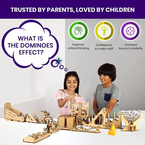 Kit di Costruzione Smartivity Chain Reaction, Gioco STEM per Bambini 8 Anni e Più 1