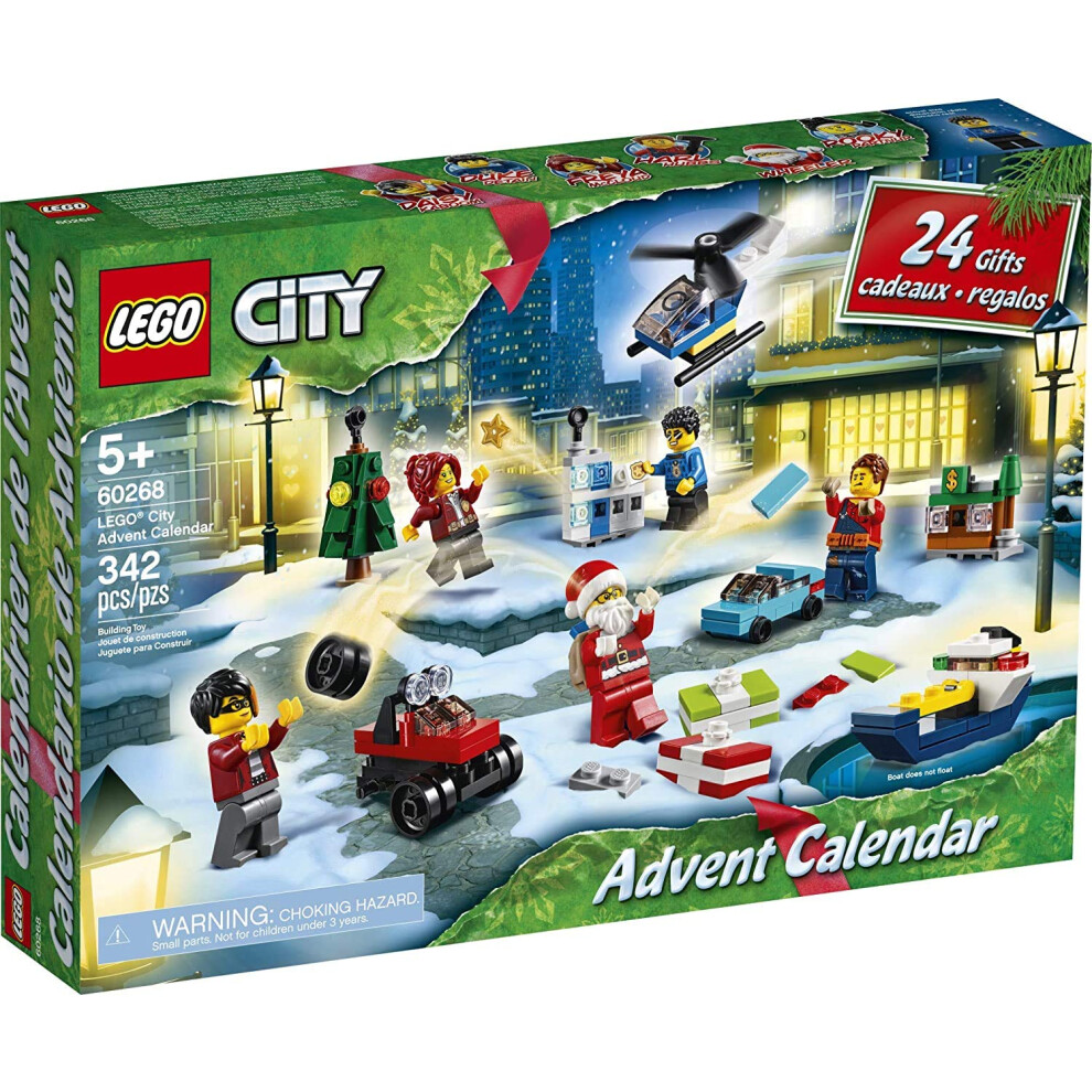 Woov Building Kit Replacement for Lego 60268 City 2020 Advent Calendar with City Play Mat (342 Pieces)