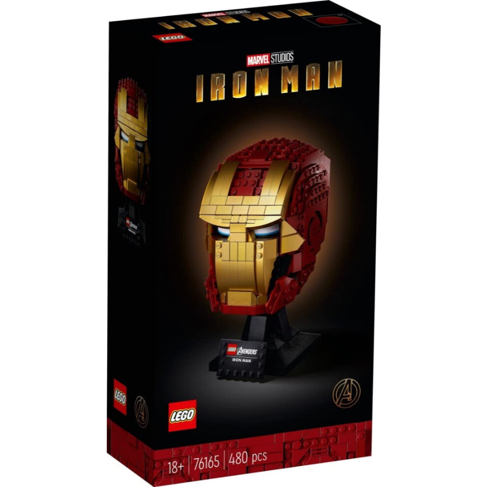 LEGO 76165 Marvel Super Heroes Iron Man Helmet  Collectible for Adults