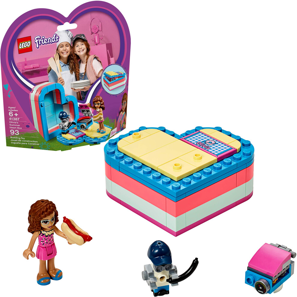 LEGO Friends Olivias Summer Heart Box 41387 Building Kit  New 2019 (93 Pieces)