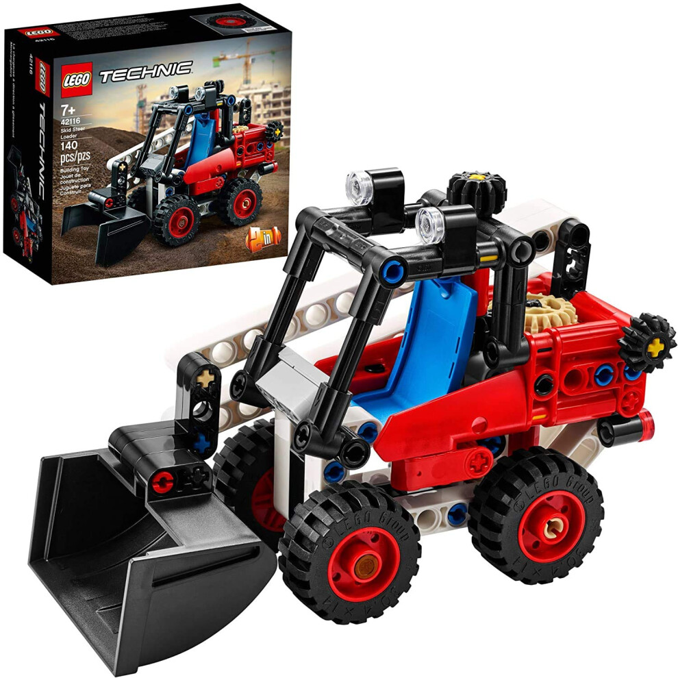 LEGO Technic Skid Steer Loader 42116 Model Building Kit for Kids Who Love Toy Construction Trucks  New 2021 (139 Pieces)