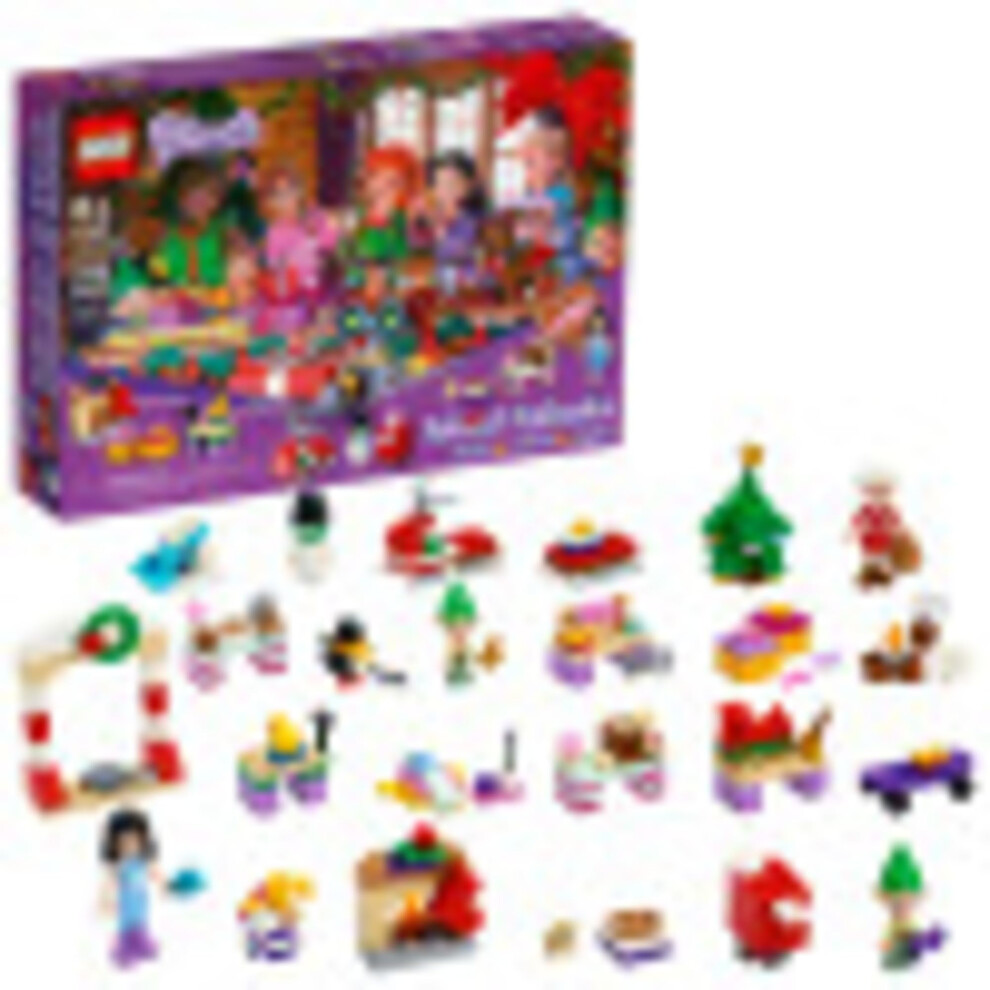 LEGO Friends 2020 Advent Calendar 41420  Kids Advent Calendar with Toys; Makes a Great Holiday Treat for Children who Love Toy Advent Calend