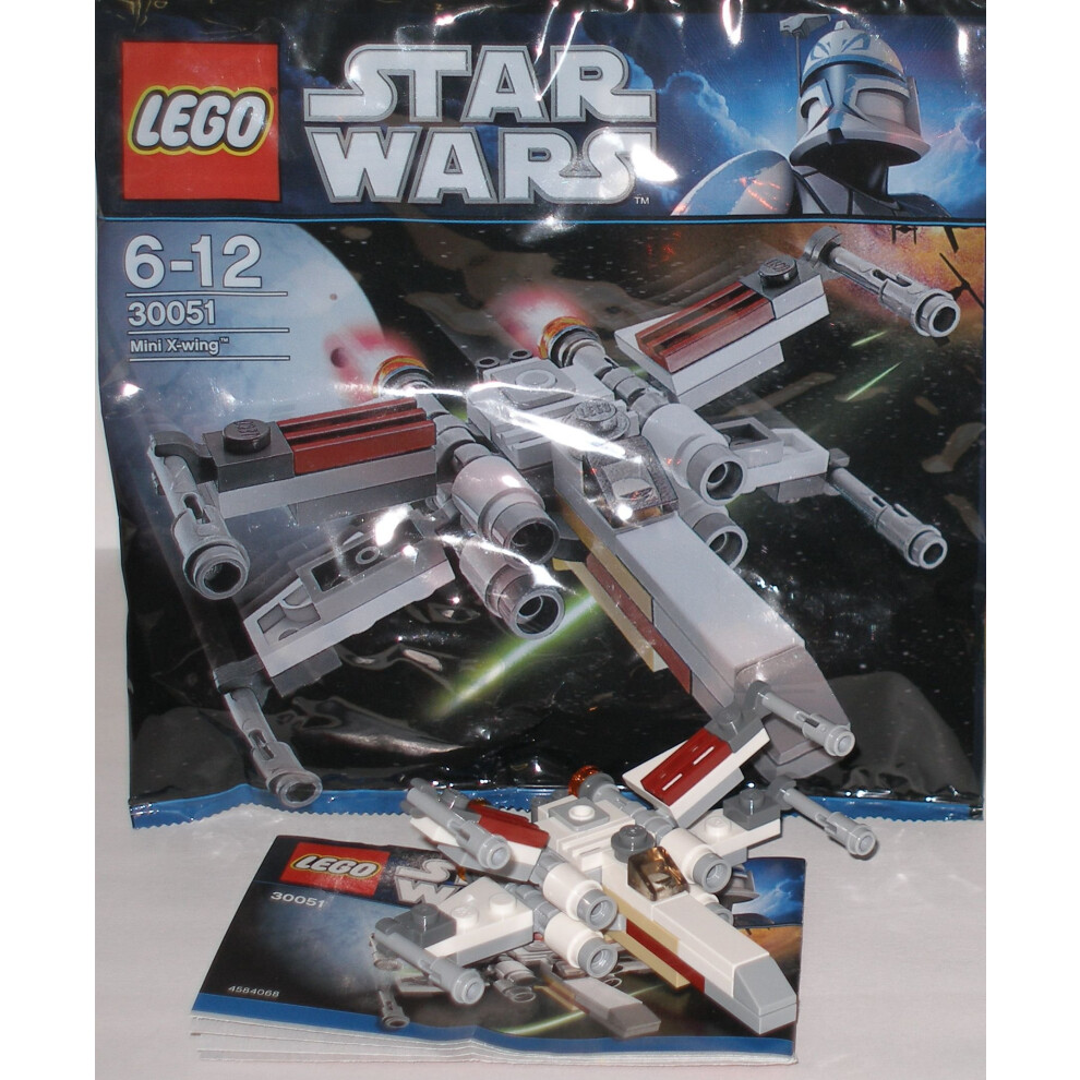 LEGO Star Wars Exclusive Mini Building Set #30051 XWing Starfighter Bagged