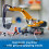 LEGO LEGO City Κίτρινος Εκσκαφέας για Αγόρια και Κορίτσια 8+ με 3 Μινιφιγούρες 3