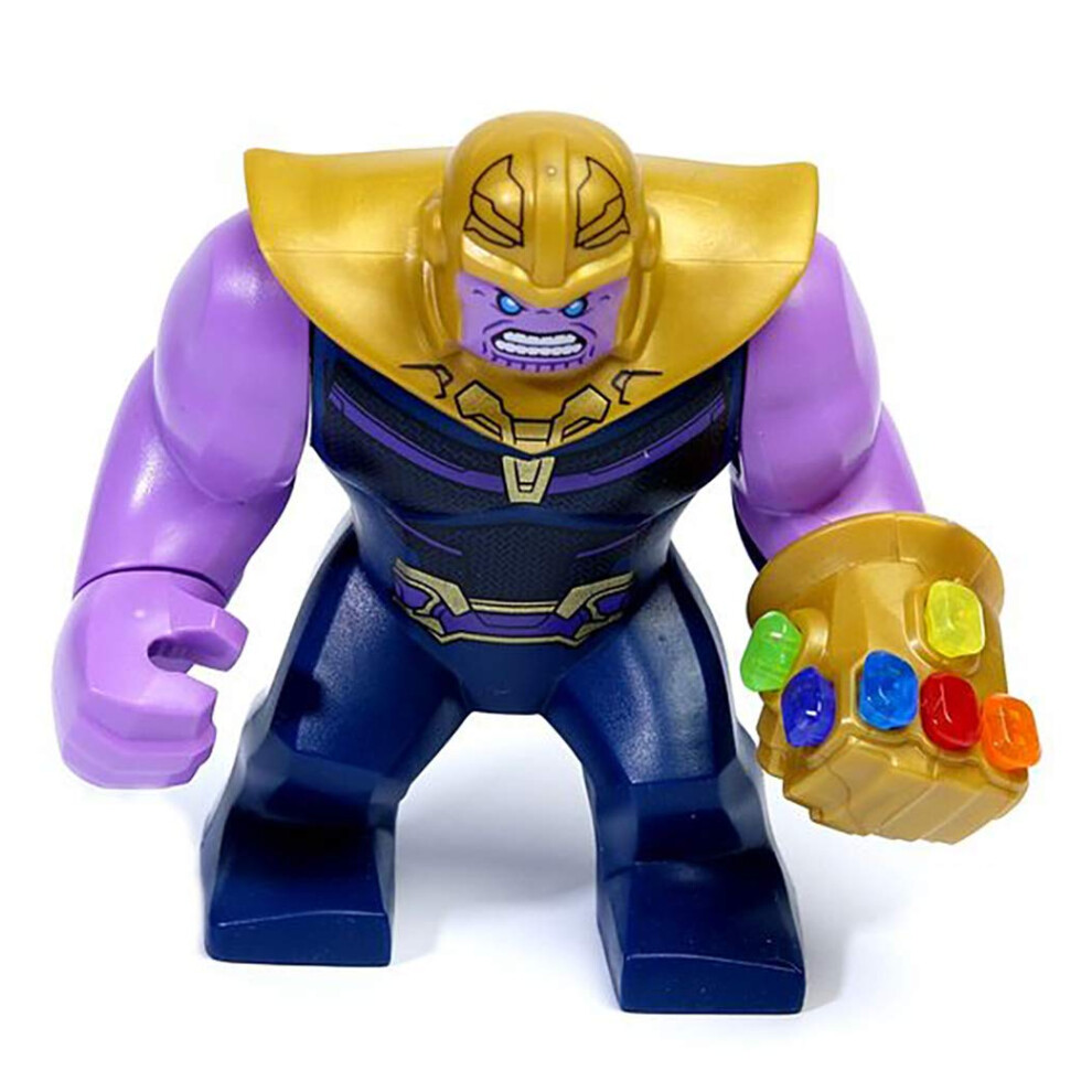 LEGO Thanos Minifigure with Gauntlet and 6 Infinity Stones from Infinity War