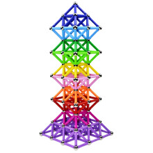 204 PCS Magnetiske bygningssticks blokke leget?j 2.3 """" L?ngde Magnet Uddannelsesleget?j Magnetisk stabling Leget?j Set til b?rn og voksen STEM B