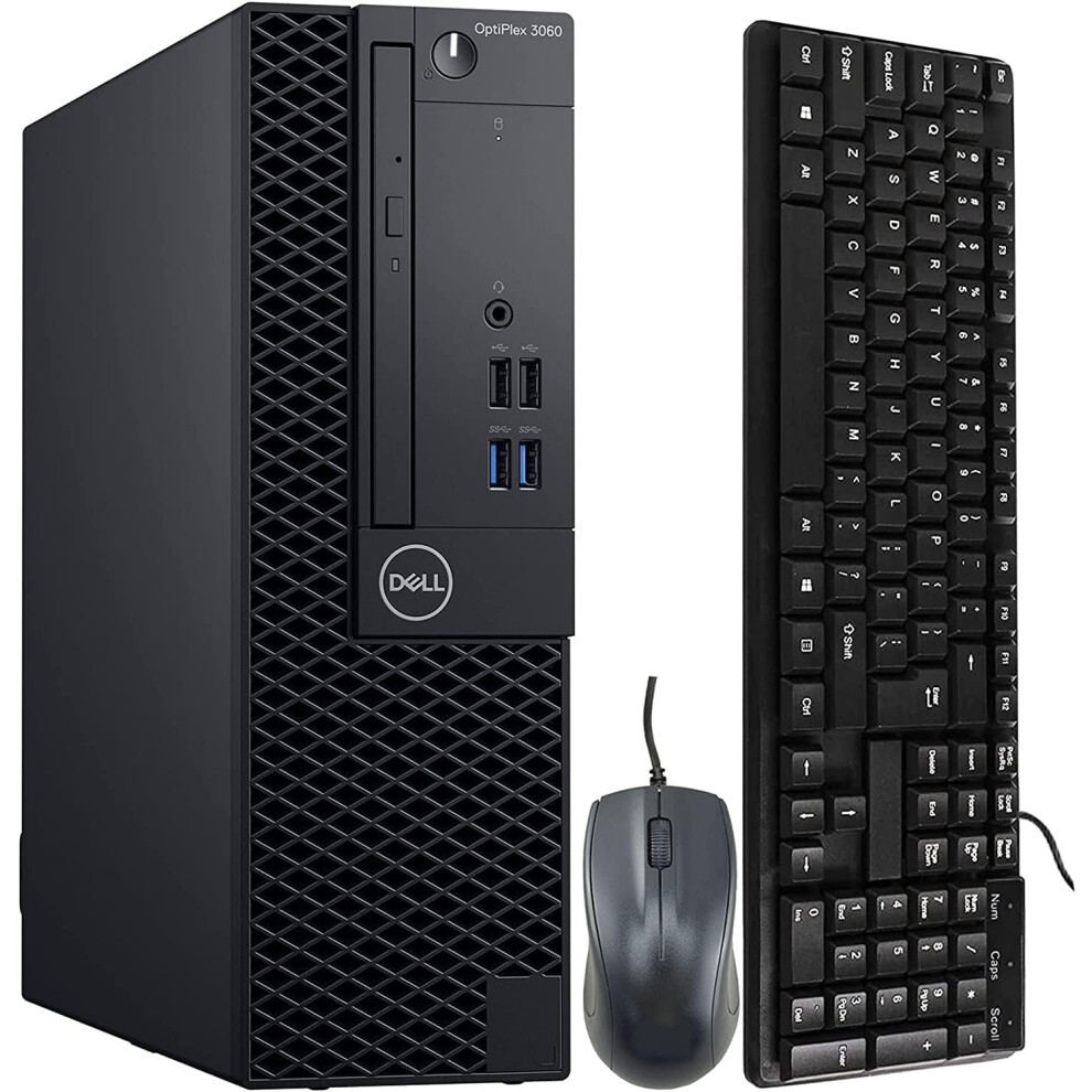 Dell Optiplex 3060 Sff Desktop Pc Intel I5-8500 3.0Ghz 6 Core 16Gb Ddr4 256Gb Ssd Dvd-Rw Wifi Win 10 Pro (Renewed)