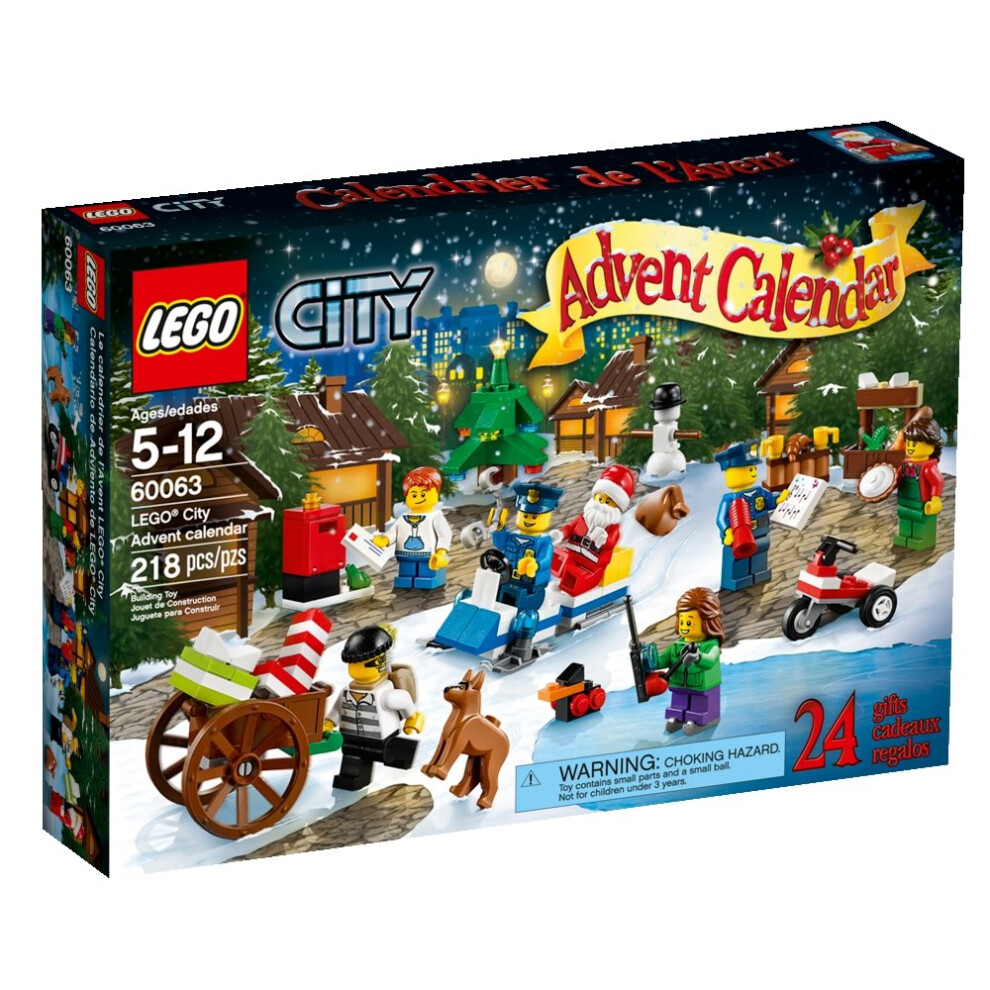 LEGO City Town City Advent Calendar 60063 Stacking Toy