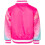 Barbie Barbie Dívčí Varsity Bomber Jacket Logo Růžový Glitter 7-8 2