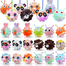 KissFree 18 PACK Animal Pop Balls Party Favors for Kids 3D Pop Balls Its Fidget Toys Birthday Gifts for Kids Goodie Bag Stuffers Pinata Stuf
