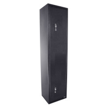 Deluxe 6-Gun Cabinet with Built-In Ammo Safe – Extra Wide & Deep, BS7558/92 Compliant, 2x7-Lever Locks