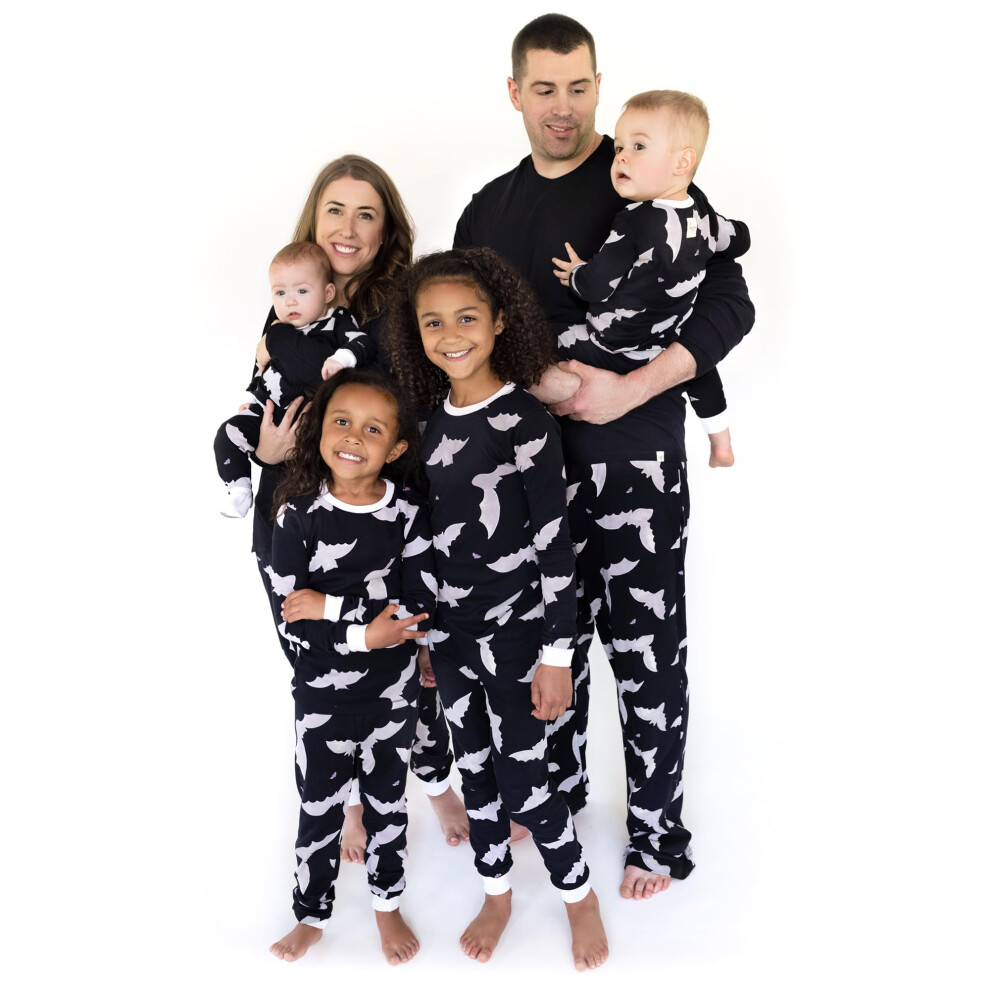 Burt's Bees Baby Baby 1-Piece Family Jammies Matching Holiday Organic Cotton Pajamas  Halloween Bats  3-6 Months