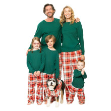 PyjamaGram julepyjamas til familie - sm?b?rnspyjamas moderne plaid 2T