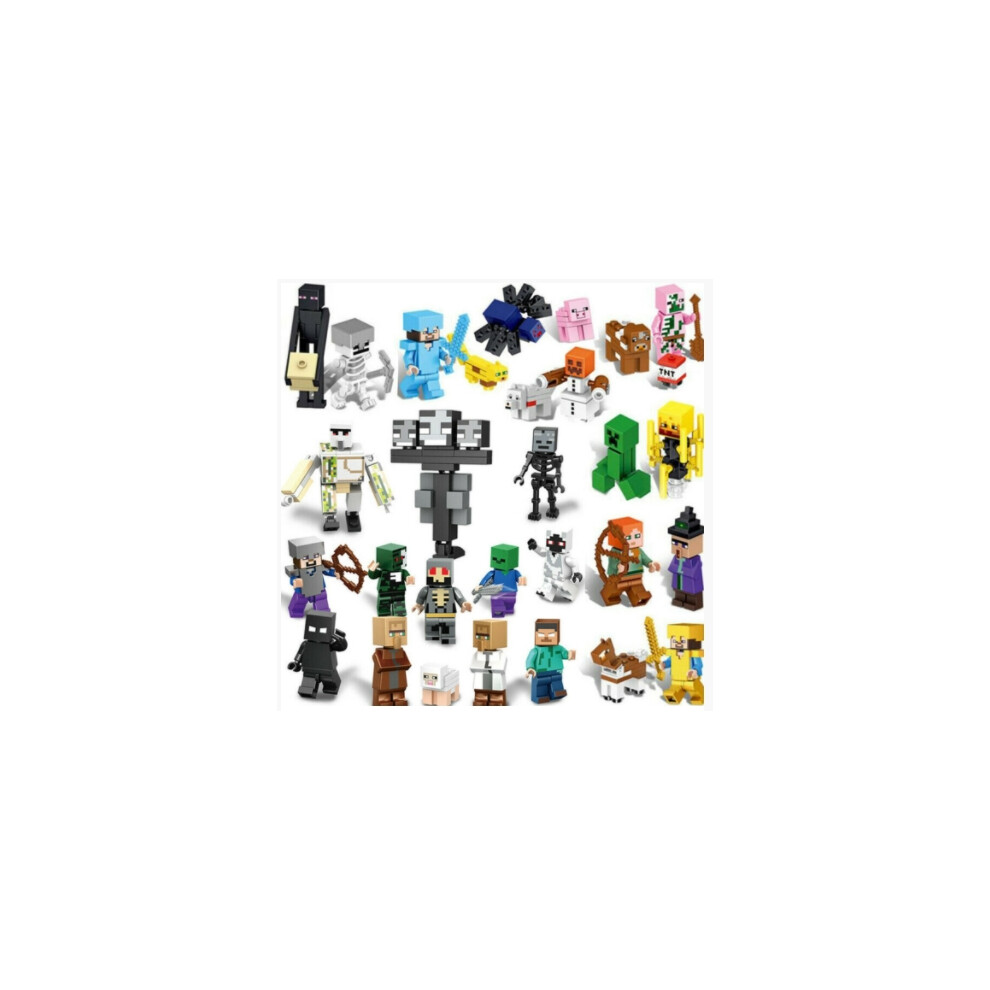 29Pcs/Set Minecraft Series Building Blocks Minifigure Mini Toys Fit Lego