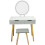Dressing Table with LED Lights Mirror 4