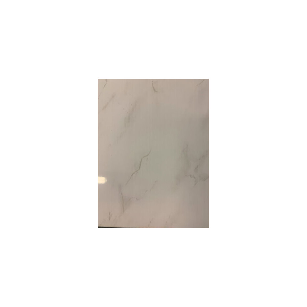 (White Marble Gloss (12 pack)) 12 White Black Grey Sparkle & Marble Shower Wall Panels PVC Bathroom Cladding stock for delivery 14th November