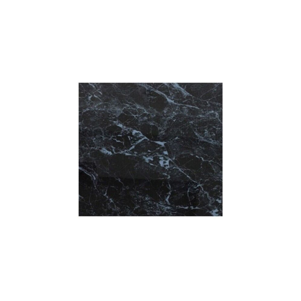 (Black Marble Gloss (12 pack)) 12 White Black Grey Sparkle & Marble Shower Wall Panels PVC Bathroom Cladding stock for delivery 14th November