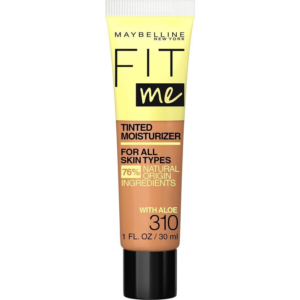 Maybelline Fit Me Tinted Moisturizer  Natural Coverage  Face Makeup  310  1 Count