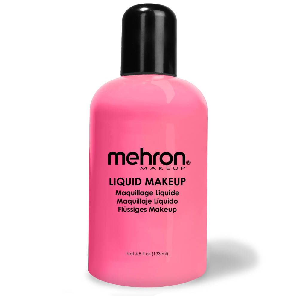 Mehron Makeup Liquid Makeup | Face Paint and Body Paint Perfect for Halloween  Cosplay I Air Brush Compatible Body Paint 4.5 oz (133 ml) (PI