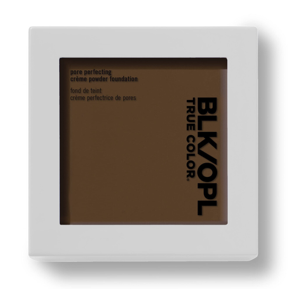 BLK/OPL TRUE COLOR Pore Perfecting Powder Foundation SPF 15  Suede Mocha - enriched with Vitamins C & E  cruelty-free