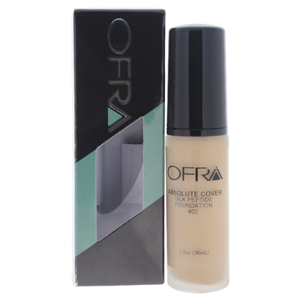 Ofra Absolute Cover Silk Peptide Foundation for Women  # 2  1 Ounce