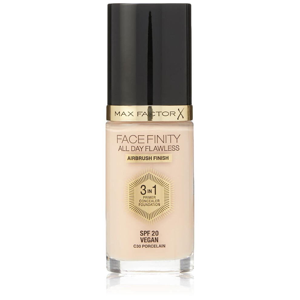 Max Factor Facefinity All Day Flawless 3 In 1 Foundation Spf 20 No. 30 Porcelain