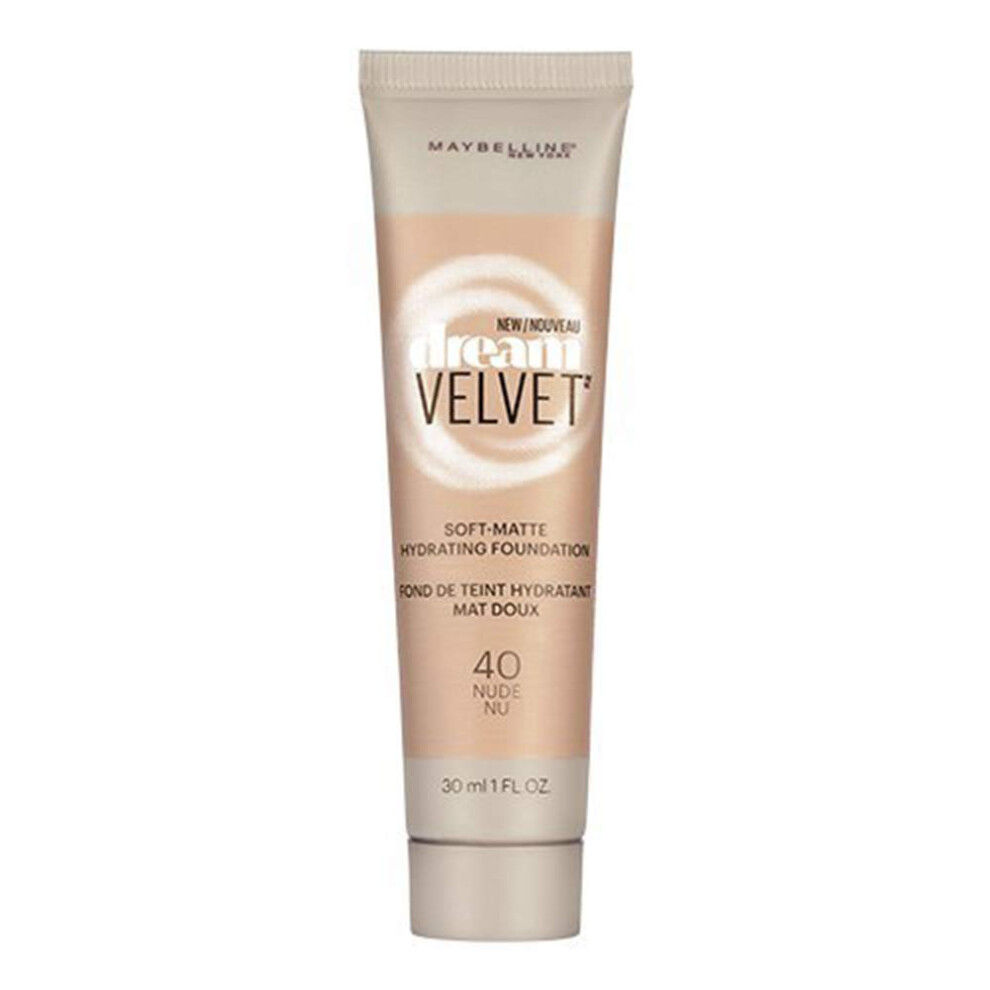 Maybelline Dream Velvet Soft-Matte Hydrating Foundation  Nude  1 fl. oz.