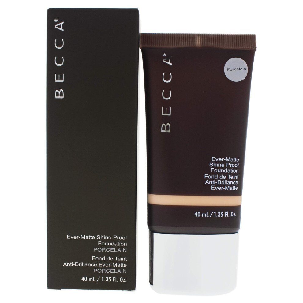 Becca Ever-Matte Shine Proof Foundation  Porcelain  1.35 Ounce