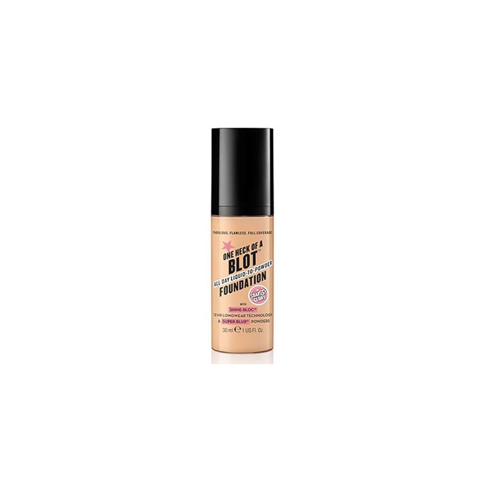 Soap And Glory One Heck Of A Blot All Day Liquid-To-Powder Foundation For Oily Skin - Fair Enough 30ml