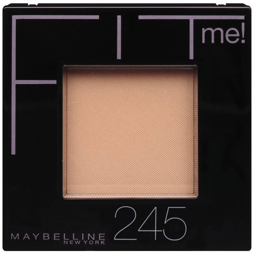 Maybelline New York Fit Me! Powder  245 Medium Beige  0.3 Ounce