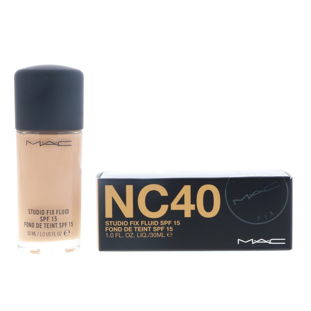 MAC  Studio Fix Fluid SPF15 NC40 30ml1oz  1 Fl Oz