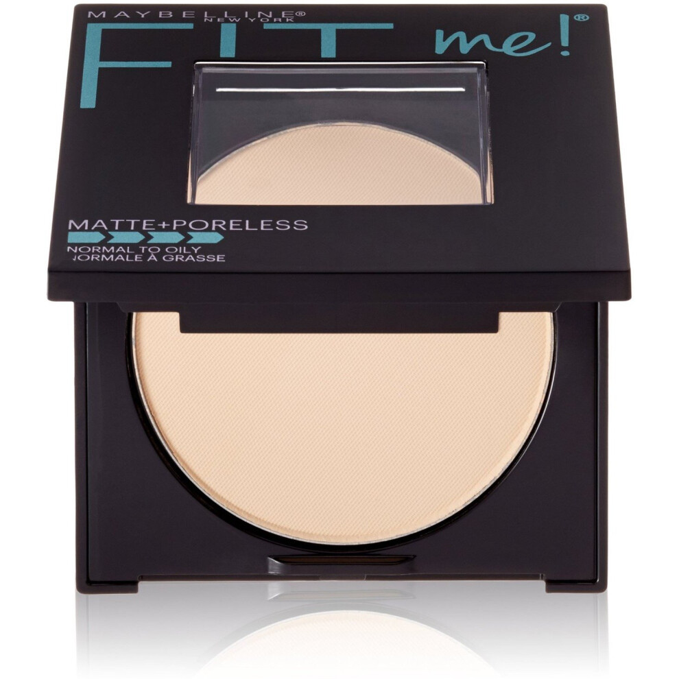 Maybelline New York Fit Me Matte Poreless Powder - Porcelain - 0.29 Ounce  Pack of 2