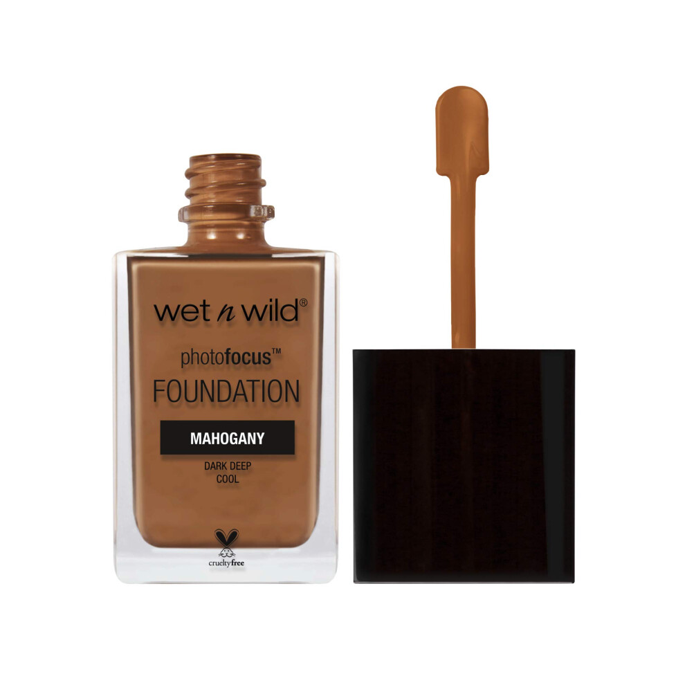 wet n wild Photo Focus Foundation  Mahogany  1 Fluid Ounce