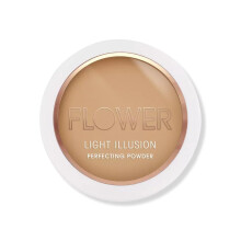 FLOWER Beauty By Drew Barrymore Light Illusion Perfecting Powder - Poederfoundation + Setting Powder - Medium Dekking