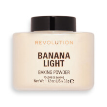 Revolution Beauty, Lose Baking Powder, Make-up Setting Powder, Langanhaltende Deckkraft, Mattiert, Banana Light, 1,13 Unzen