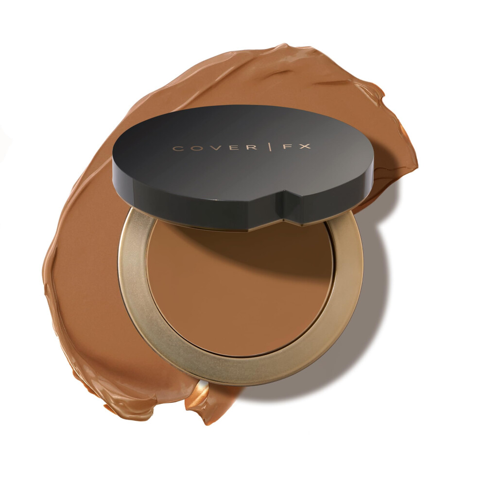 COVER FX Total Cover Cream Foundation - Shade D3 - Buildable Coverage - Natural Finish - Oil-Free - Sweat-Proof