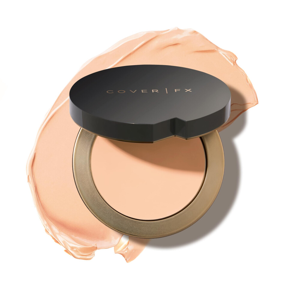 COVER FX Total Cover Cream Foundation - Shade F1 - Buildable Coverage - Natural Finish - Oil-Free - Sweat-Proof