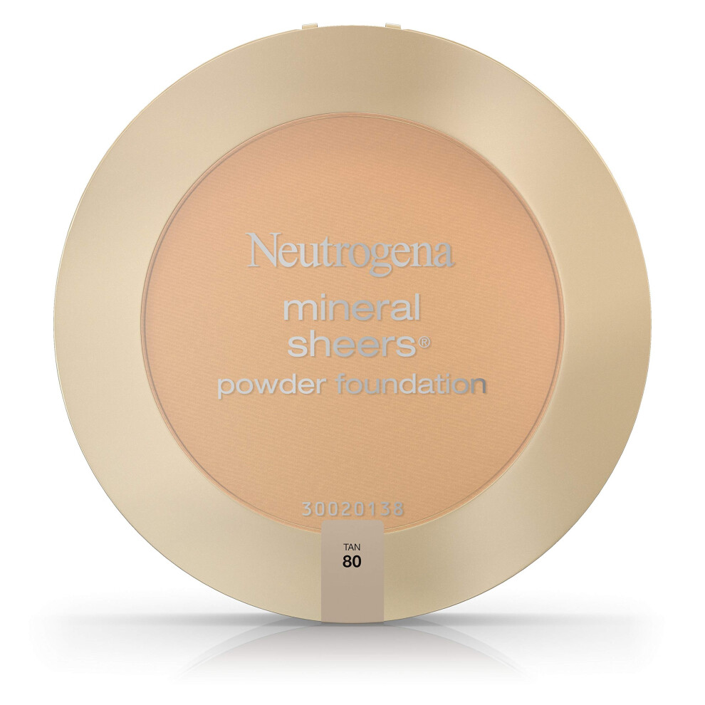 Neutrogena Mineral Sheers Powder Foundation  Tan 80  0.34 Ounce