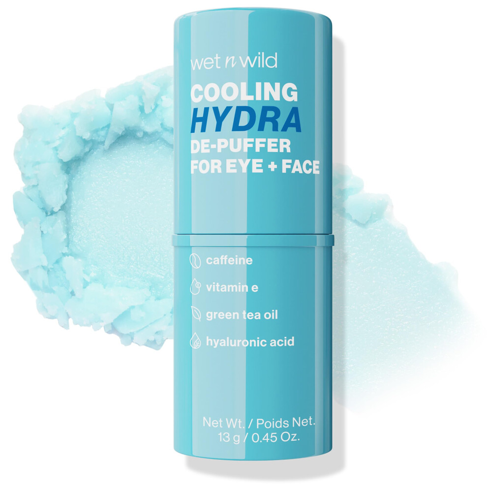 wet n wild Cooling Hydra De-Puffer  Soothing Face Makeup Primer Stick with Vitamin E & Caffeine  Instant Skin Refreshments for All Skin Type