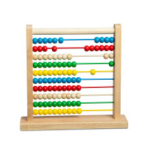 Melissa & Doug Abacus - Toy de contagem educacional de madeira cl ssica com 100 contas